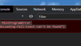 微信小程序bug解决方法：hideLoading:fail:toast can't be found
