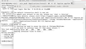 mac电脑从bigsur降级os x ei capitan制作U盘启动 mac电脑从bigsur降级os x ei capitan制作U盘启动